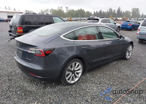 2018 Tesla Model 3 Long Range/Performance from USA, damaged, VIN 5YJ3E1EB1JF090907